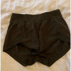 Dark green lululemon shorts